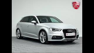 2013  Audi A3 S Line Sportback 14 TFSI S Ironic  Ice Silver  Walkround Video [upl. by Childers]