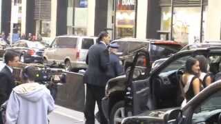 The Great Khali Leaves WrestleMania 29 Press Conference In NYC [upl. by Eissed]