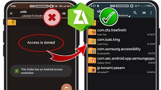 How to Fix Access Denied in Zarchiver 2024 this folder has android access restriction zarchiver [upl. by Donni]