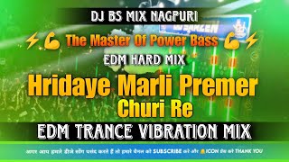 HRIDAYE MARLI PREMER CHURI RE DJ REMIX  UNIQUE EDM MIX  DJ BS MIX NAGPURI [upl. by Netaf]