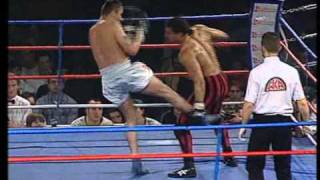 Oktagon 1996  Finale  Lee Hasdell VS Andre Mannaart 12  Kick Boxing Free Fight [upl. by Pillihp]