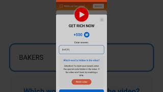 GET RICH NOW  Cats Video Code  catsvideocode [upl. by Atiugram97]