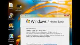 How To Enable Aero Glass In Windows 7 Starter or Home Basic  FREE  ENGLISH [upl. by Ahsuat54]