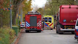 Zeer ernstig ongeval met fietser op de Bordewijklaan in Groningen [upl. by Innus]