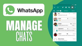 How to Manage Chats on WhatsApp [upl. by Nap]