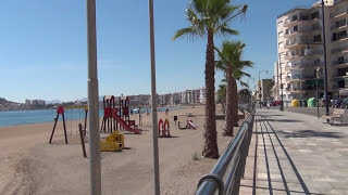 Aguilas  Murcia  Playa de las Delicias  Mar Mediterraneo  Viajando por el mundo  Spanish beach [upl. by Regdirb388]