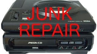 SEGA MegaCD Junk Repair part 1 [upl. by Boothe]