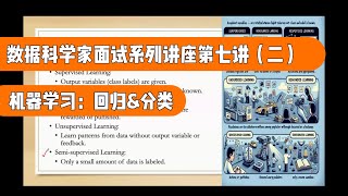 数据科学家面试系列讲座第七讲（二） 机器学习：回归amp分类（第696期） [upl. by Kitrak443]