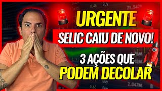 TAXA SELIC CAIU 3 AÇÕES QUE PODEM SE VALORIZAR AGORA ONDE INVESTIR COM A QUEDA DA TAXA SELIC [upl. by Nellda418]