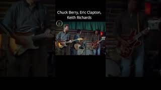 Chuck Berry Eric Clapton Keith Richards jam chuckberry keithrichards ericclapton legend [upl. by Malia]