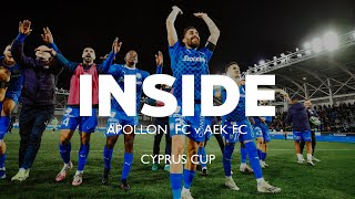 🎥 𝗜𝗡𝗦𝗜𝗗𝗘  Apollon FC vs AEK FC 21 [upl. by Frasier427]