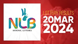 NLB Live Lottery Draw 20240320  0930 PM [upl. by Lledualc]