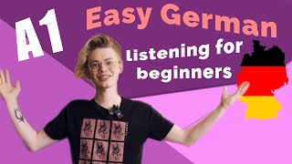 Easy German practice for beginners  A1 Deutsch für Anfänger  Describing a photo in German [upl. by Atiram626]