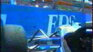 F1 1995 Coulthards crash going to pit lane AdelaideRace [upl. by Eelam]