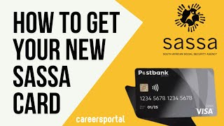 How To Get Your New Sassa Card  Careers Portal [upl. by Eraste]