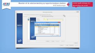 Waarden uit de salarisverwerking op rapportenanalyses plaatsen [upl. by Wolfgram]