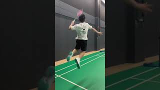 Amazing Backhand Skills 🔥🔥 badmintonlovers badminton backhandsmash [upl. by Naihtniroc]