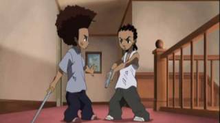 Boondocks Fight Riley vs Huey [upl. by Brannon]