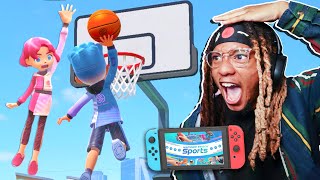 Basketball is FINALLY on Nintendo Switch Sports IM HERE FOR IT [upl. by Nwonknu449]