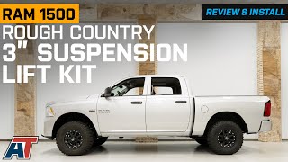 20122018 RAM 1500 Rough Country 3Inch Suspension Lift Kit Review amp Install [upl. by Yuji507]