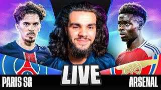 🔴PSG 02 Arsenal • Champions League LIVE WATCH ALONG [upl. by Suoivatnom407]