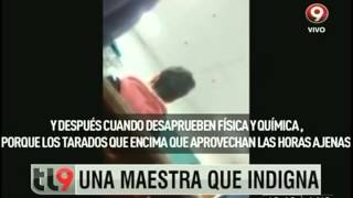 Mendoza Profesora insultó y amenazó a sus alumnos [upl. by Sihon]