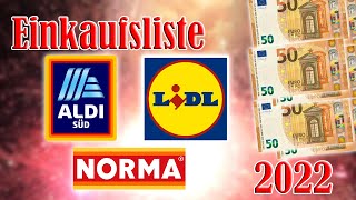 Feuerwerk Einkaufsliste 2022  300 Euro LidlAldiNorma FULL HD [upl. by Annawit205]