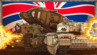 Evolution of British Tanks  Animated History [upl. by Clarissa]