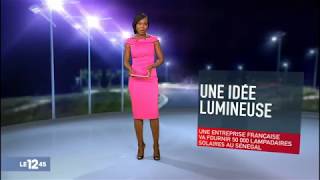 Une idée lumineuse  reportage M6 sur léclairage solaire Fonroche [upl. by Lemahs137]