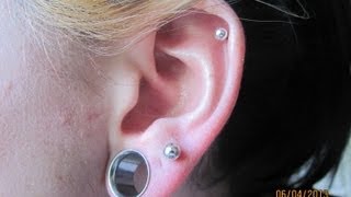 Stretching my ear from 716quot  12quot [upl. by Purse]