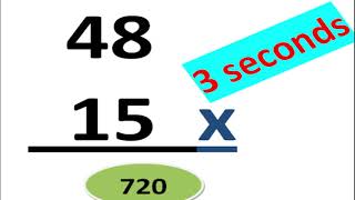 2 Digit Multiplication Short Tricks l Multiplication Short Trick For All Exam l 2 Trick in 3 seconds [upl. by Ecirehs]