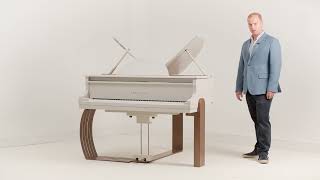 A Matte Grey and Liquid Metal Self Playing Grand Piano with a difference [upl. by Swihart110]