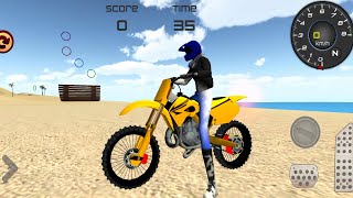 Motocross Beach Jumping  Dirt Motor Racing 3D Driving Bike Android Gameplay [upl. by Urba]