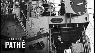 General De Gaulle Visits Free French Navy 1940 [upl. by Esnahc353]