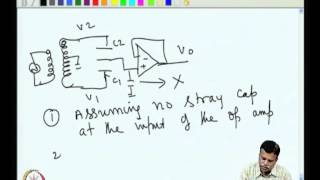 Mod06 Lec32 Capacitive Sensor Circuit With High Impedance Amplifier [upl. by Ocinom]