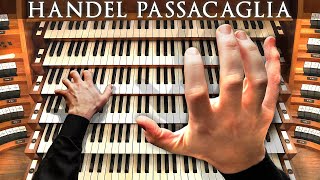 HANDEL PASSACAGLIA IN G MINOR  LARGEST ORGAN IN POLAND  JONATHAN SCOTT [upl. by Sixla]