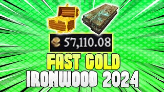 BEST New World GOLD FARM 2024 Farming  Making Money NW IronWood Spot Route [upl. by Niliac659]