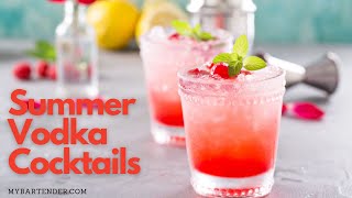 Top 5 Summer Vodka Drinks [upl. by Arek978]