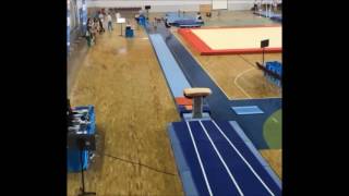 Carolyne Pedro BRA  VT QUAL Gymnasiade Trabzon 2016 [upl. by Schaffel]