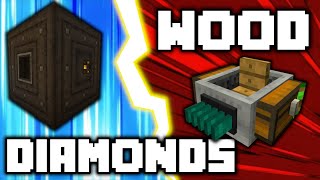 Minecraft FTB Neotech  STEVES CARTS 2 AUTOMATION amp CRAFTING DIAMONDS  EP6 Modded FTB Quest Pack [upl. by Odrick]