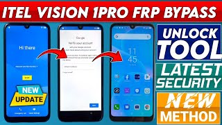 Itel Frp Bypass Android 1213 New Method 2025  Itel Vision Google Account Bypass Unlock tool [upl. by Melleta55]