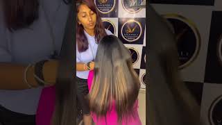 Acha lag ta hai shortvideo hairstyle reelsinstagram hair  salon hairsmootheningandkeratint [upl. by Zaraf]