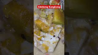 Adobong Kangkong with sitaw at ginataang alimasag Adobong kangkong sitaw food shorts [upl. by Ramey]