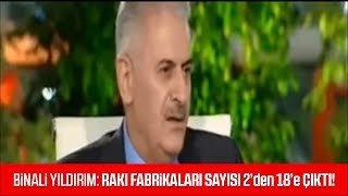 Binali Yıldırım Rakı Fabrikalarının Sayısını 18e Çıkardık [upl. by Baggett]