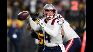 Bailey Zappe  Every Completed Pass  New England Patriots  Pittsburgh Steelers  NFL Week 14 2023 [upl. by Inej617]