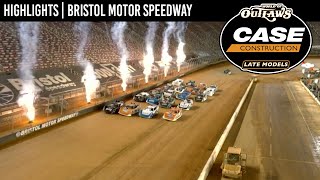 World of Outlaws CASE Late Models at Bristol Motor Speedway April 29 2022  HIGHLIGHTS [upl. by Linnell]