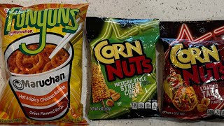 corn nuts Mexican street corn corn nuts loaded taco funyuns maruchan chicken Ramen [upl. by Bagley]