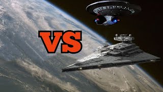 Galaxy vs Star Destroyer what if they were made from the same materials [upl. by Catriona]