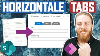 SharePoint Formular optimieren mit horizontalen Tabs  Power Apps [upl. by Leverick]