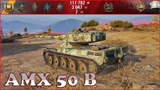 AMX 50 B  World of Tanks UZ Gaming [upl. by Atikkin]